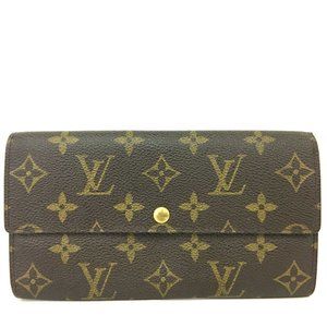 Louis Vuitton Monogram Portefeiulle Sarah Long Bifold Wallet